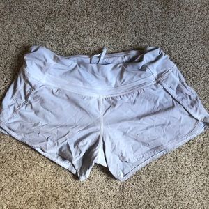 LULULEMON LIGHT BLUE SHORTS